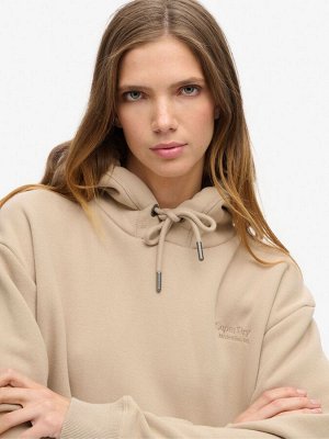 Платье-свитшот с капюшоном Superdry Essential Cobblestone Gray