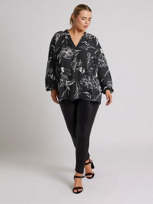 Блузка Yours Curve London с плиссировкой спереди