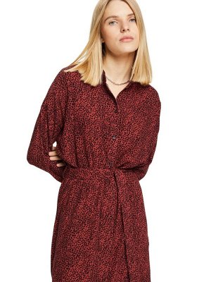 Платье с узором Esprit Orange