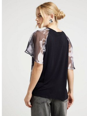 River Island Hybrid Crinkle Top