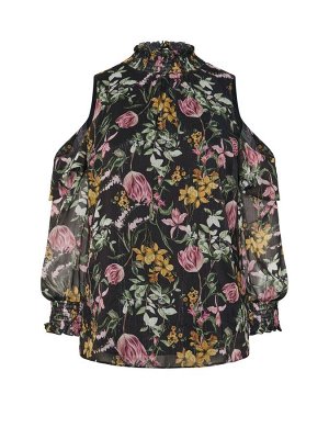 Блузка Yours Curve London с открытыми плечами и сборками
