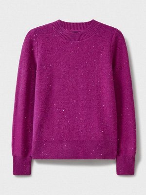 Розовый - Crew Clothing Company Джемпер Glitterball Sequin