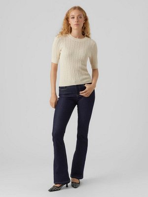 Джемпер с ажурными рукавами VERO MODA