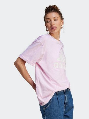 Розовый - футболка adidas 100% Cotton Sportswear Future Icons Winners 3.0