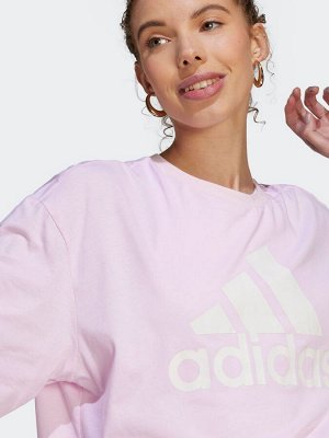 Розовый - футболка adidas 100% Cotton Sportswear Future Icons Winners 3.0