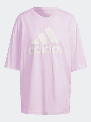 Розовый - футболка adidas 100% Cotton Sportswear Future Icons Winners 3.0