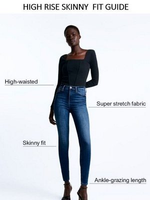 Джинсы-скинни River Island Bum Sculpt с высокой талией и рваными краями