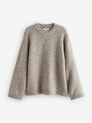 Neutral Mole - Джемпер с круглым вырезом из трикотажной пряжи букле