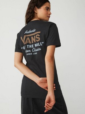 Женская футболка Vans Holder Classic, 100% хлопок
