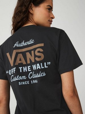 Женская футболка Vans Holder Classic, 100% хлопок