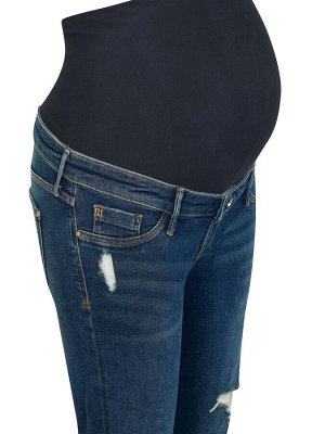 Джинсы-скинни River Island Blue Denim Molly Mat Overbump Tortellini