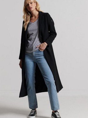 Джинсы Superdry Studios Blue High Rise Straight Fit