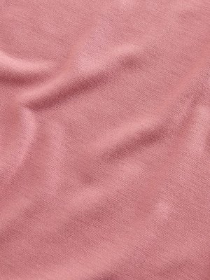 Футболка Rose Pink с принтом, V-образным вырезом и длинными рукавами