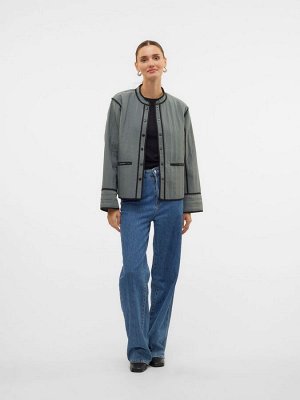 Стеганая куртка с принтом в стиле пэчворк от VERO MODA