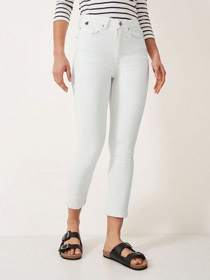 Укороченные джинсы Crew Clothing из льняной смеси