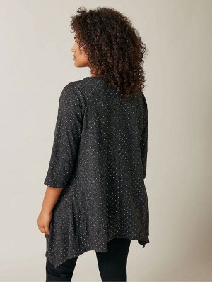 Джемпер Evans Grey Stud Detail Hanky Hem