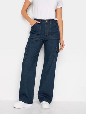 Длинные джинсы-карго Sally Wide Leg из 100% хлопка