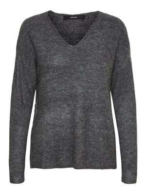 Серый - VERO MODA Soft Touch вязаный джемпер