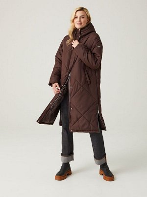 Коричневый - утеплённая куртка Regatta Cambrie Longline