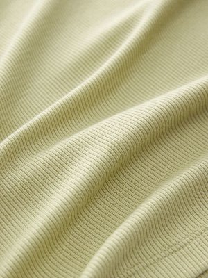 Лайм — мягкая на ощупь футболка с длинным рукавом в рубчик с TENCEL™ Lyocell
