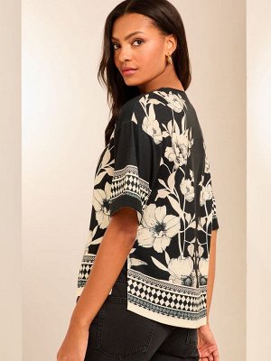 Футболка с принтом Lipsy Jersey