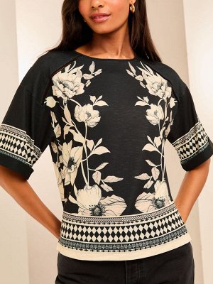 Футболка с принтом Lipsy Jersey
