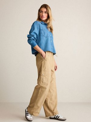 Camel Brown - брюки-карго с парашютом
