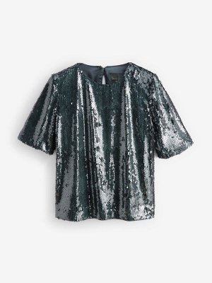 Футболка с пайетками Pewter