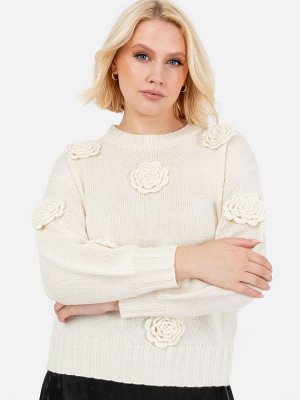 Blush - Lovedrobe джемпер с аппликацией в виде кос