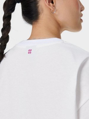 Футболка с длинным рукавом и логотипом Sweaty Betty, 100% хлопок
