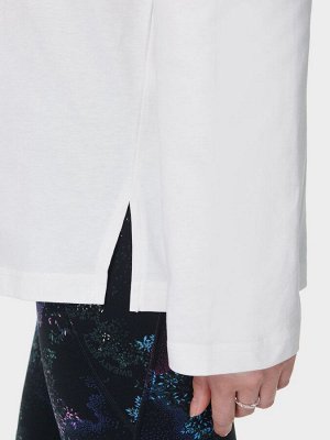 Футболка с длинным рукавом и логотипом Sweaty Betty, 100% хлопок