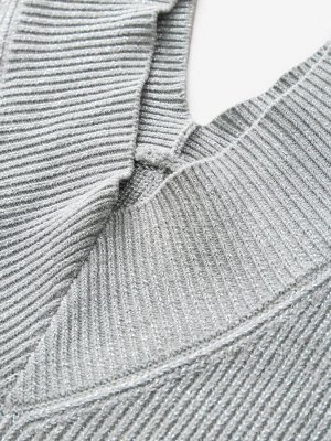 Grey Sparkle - джемпер с V-образным вырезом