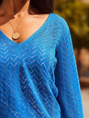 Джемпер Sosandar Chevron Pointelle
