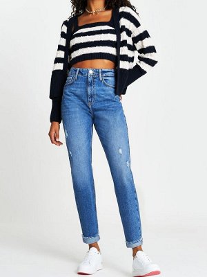 Джинсы River Island Blue Mom