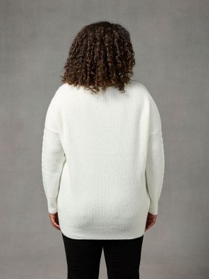 Джемпер Live Unlimited Cable Knit с V-образным вырезом