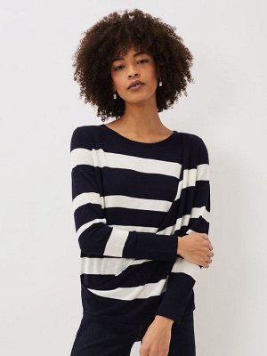 Phase Eight Женский джемпер тонкой вязки Blue Mary Stripe