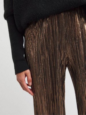 Широкие брюки JD Williams Plisse Foil Pull On
