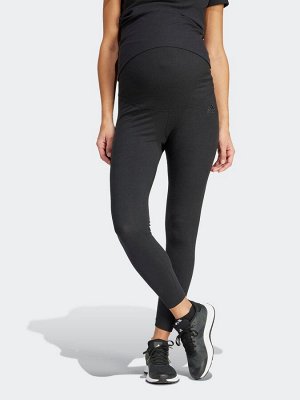 Леггинсы для беременных Adidas с высокой талией, резинкой, 7/8