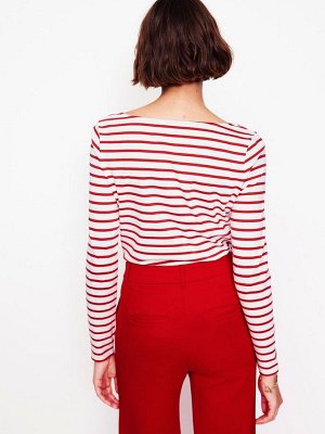 Футболка Boden Ella Breton с длинным рукавом, 100% хлопок