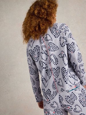 Пижамный топ из джерси White Stuff Fern Tie Hem