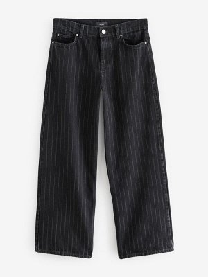 Black Stripe — джинсы широкого кроя из 100% хлопка