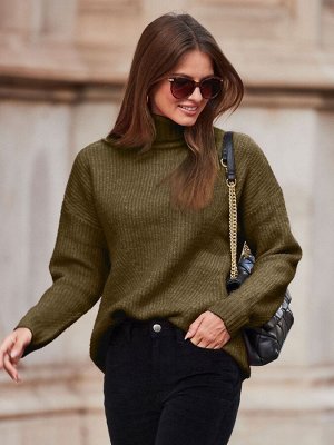 Джемпер с воротником-стойкой Sosandar Chevron Knit