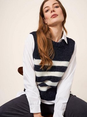 Майка White Stuff Stripe Black