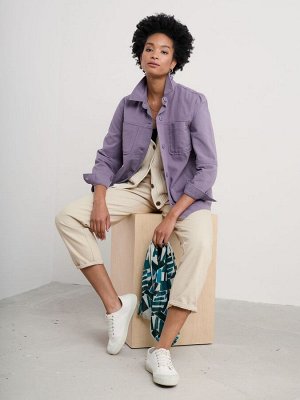 Куртка Seasalt Cornwall Long Field из 100% хлопка для работы