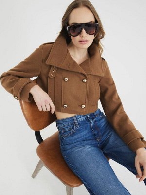 Укороченная военная куртка River Island