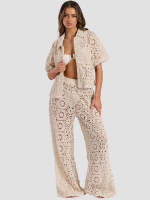 Пляжные брюки South Beach Crochet