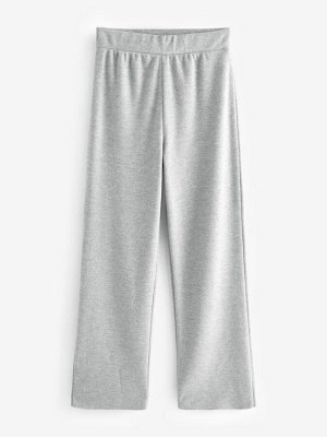 Серые - Уютные мягкие на ощупь брюки Co-ord Wide Leg