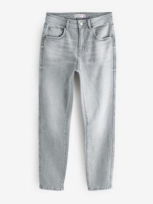 Серые джинсы Mom Comfort Stretch