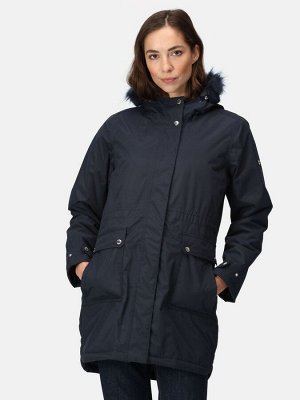 Синяя утеплённая водонепроницаемая куртка Regatta Sabinka Longline