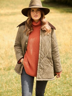 Оранжевый - Джемпер-накидка Barbour® Stitch